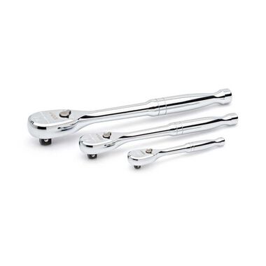 GEARWRENCH 3 Pc 1/4in 3/8in and 1/2in Drive 120XP Teardrop Ratchet Set