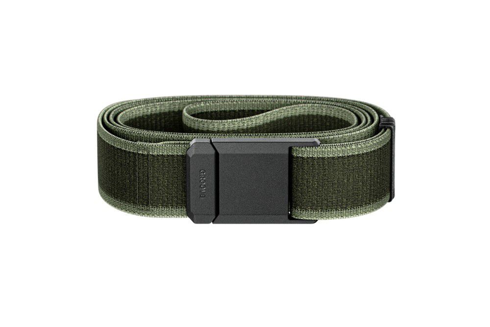 Groove Life Flex Adjustable Belt Base Camp Green with Black Buckle OSFM, large image number 1