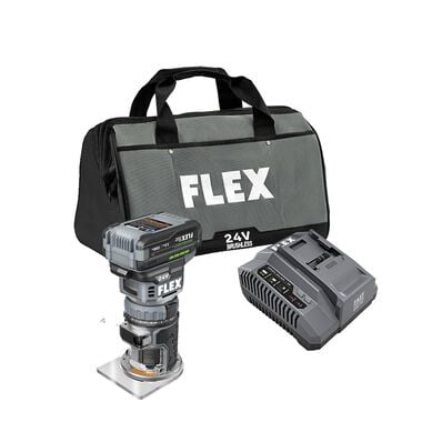 FLEX 24V Trim Router Stacked Lithium Kit