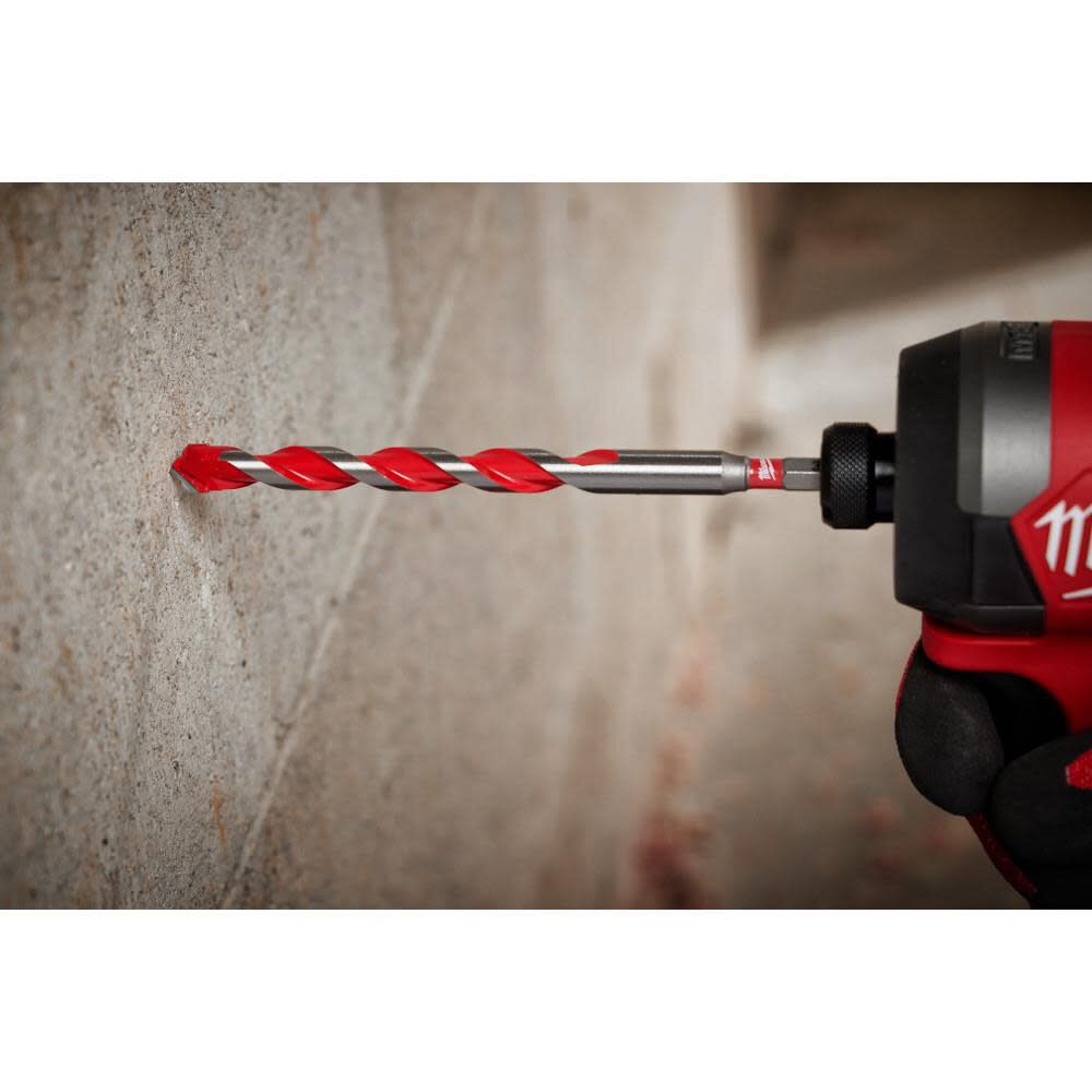Milwaukee SHOCKWAVE Carbide Hammer Drill Bit 7/16inchx4inchx6inch, large image number 9