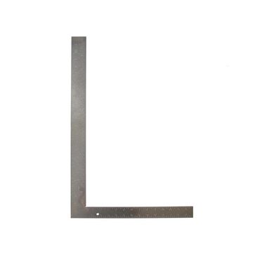 Swanson Tool 16 Inch x 24 Inch Steel Carpenter Square 1/8 Inch Thick - Heavy Duty