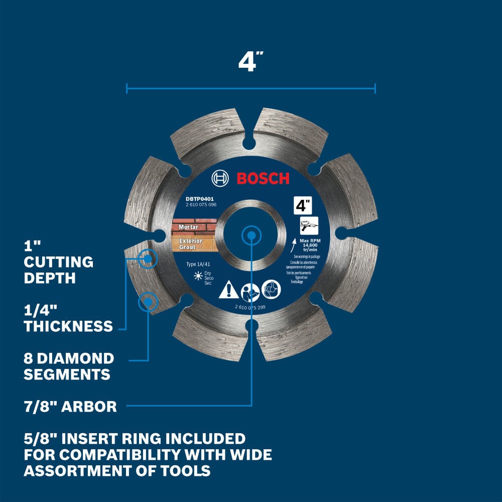 Bosch 4 Inch Tuckpointing Wheel, large image number 5