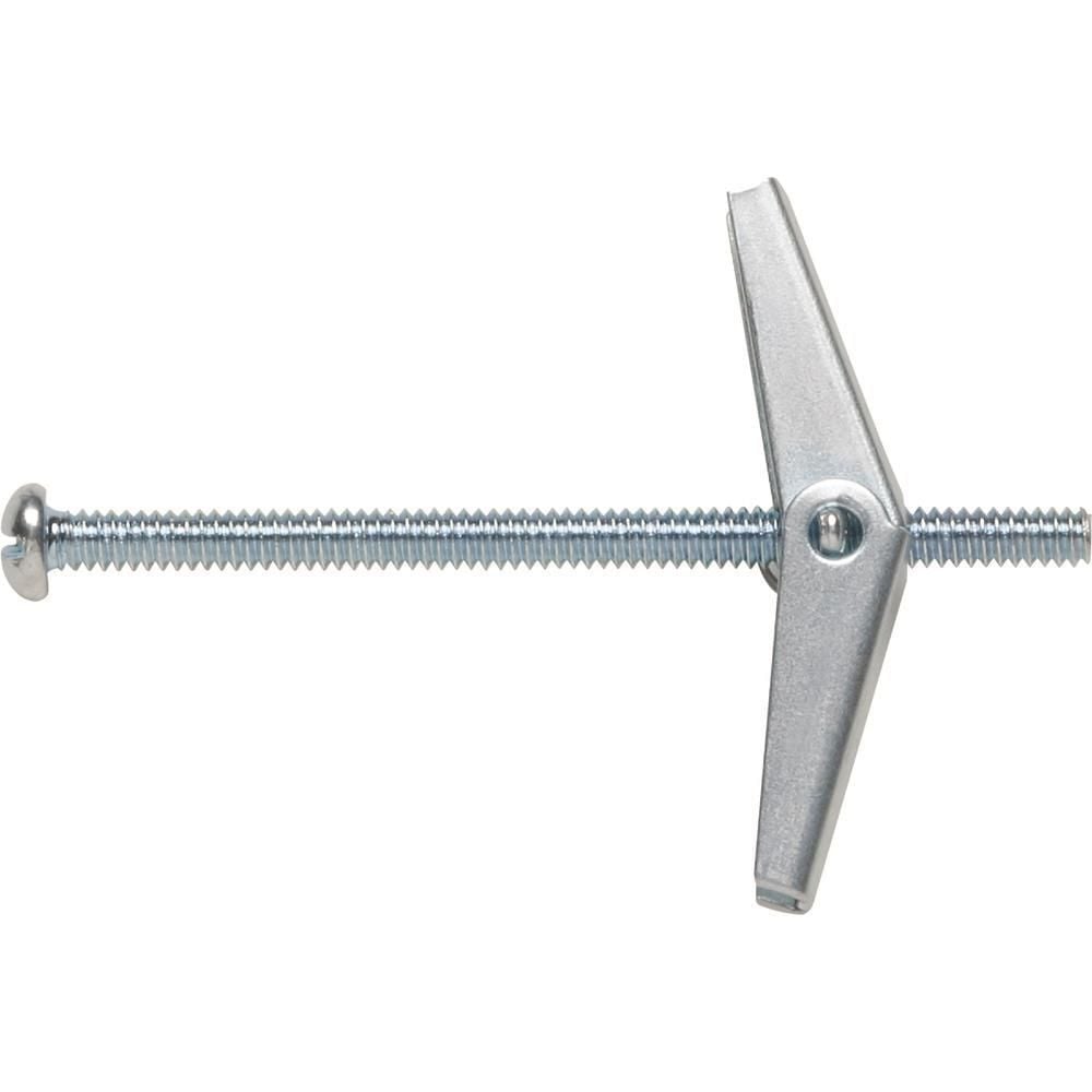 DEWALT 1/8 x 4 Inch Mushroom Head Toggle Bolt Hollow-Wall Anchor 50 Pieces - 04043-PWR