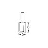 Trend Pro Two Flute Router Cutter Bit, small