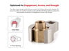 Tekton 3/8 Inch 6 Point Flare Nut Crowfoot Wrench Set 32 Piece, small image number 3