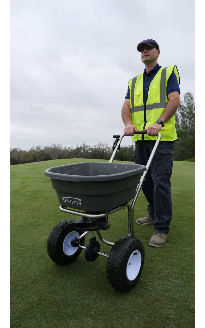 Smith Performance Sprayers SB80SL 80 Lbs Stainless Steel Spreader, large image number 1