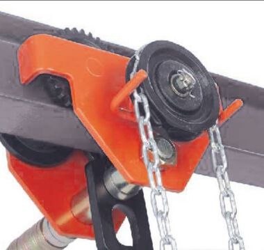 Atlas Lifting and Rigging Gear Trolley 1 Ton 2200 lbs