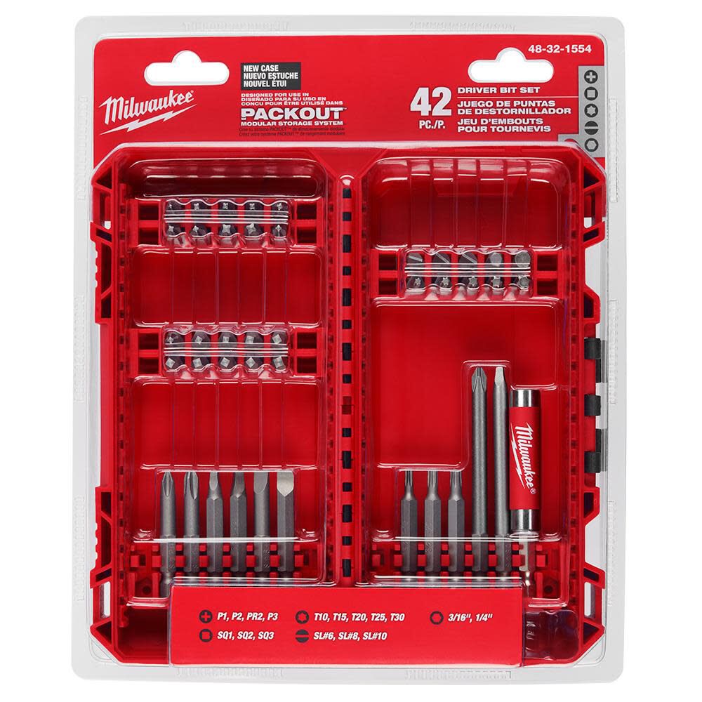 Milwaukee 42 piece sales driver bit set