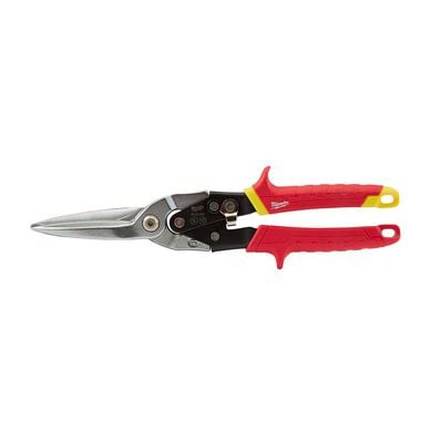 Milwaukee Long Cut Straight Aviation Snips, large image number 0