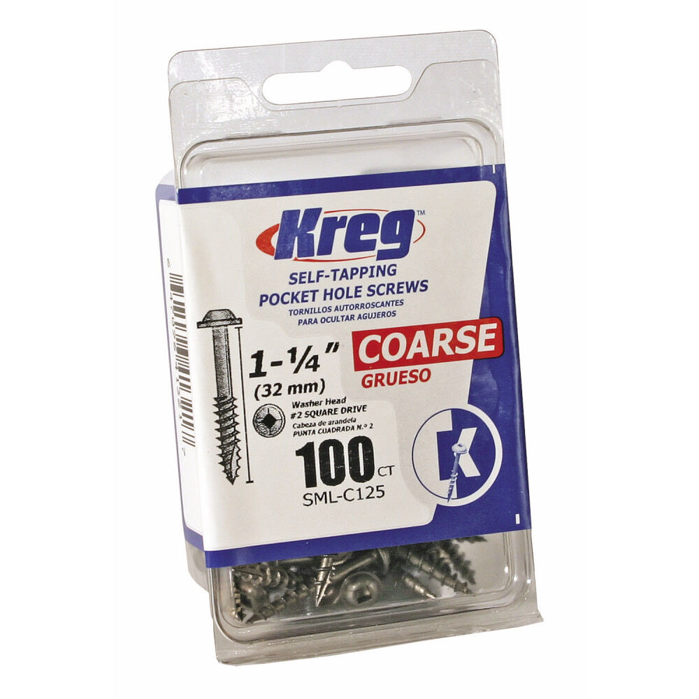 Kreg 1.25 in. C PH Screws 100 SML C125 100 Acme Tools