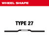 Milwaukee 6 Inch x 1/8 Inch x 7/8 Inch Performance+ Dual Metal Cut & Grind Wheel Type 27, small image number 3