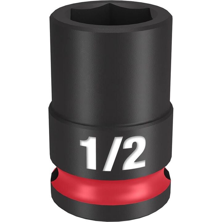 Milwaukee Impact Socket 3/8in Drive 1/2in Standard 6 Point, large image number 0