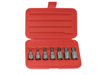 Wright Tool 1/2 In. Dr. 7 pc. Hex Bit Socket Set, large image number 0