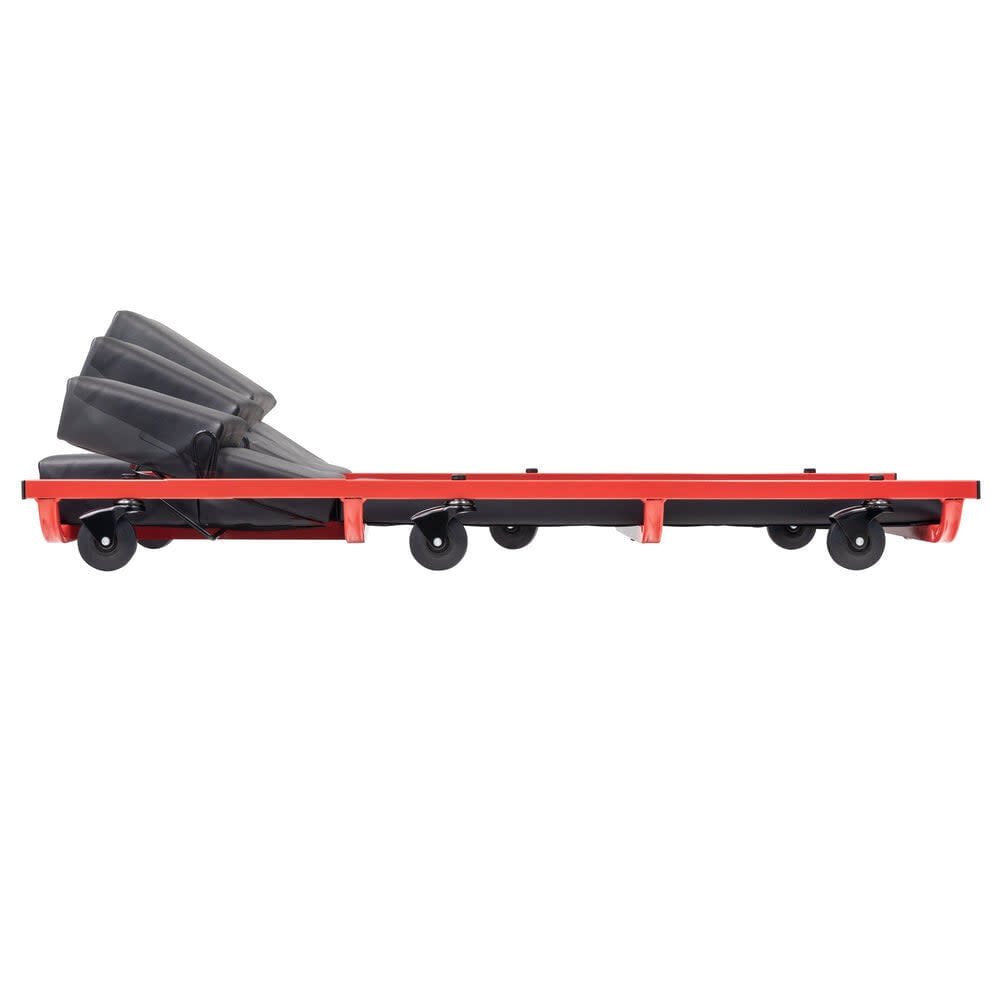 Sunex 6 Caster Creeper with Adjustable Headrest Black & Red, large image number 4