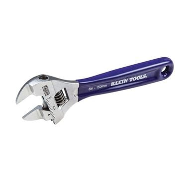 Klein Tools Slim-Jaw Adjustable Wrench 6in, large image number 5