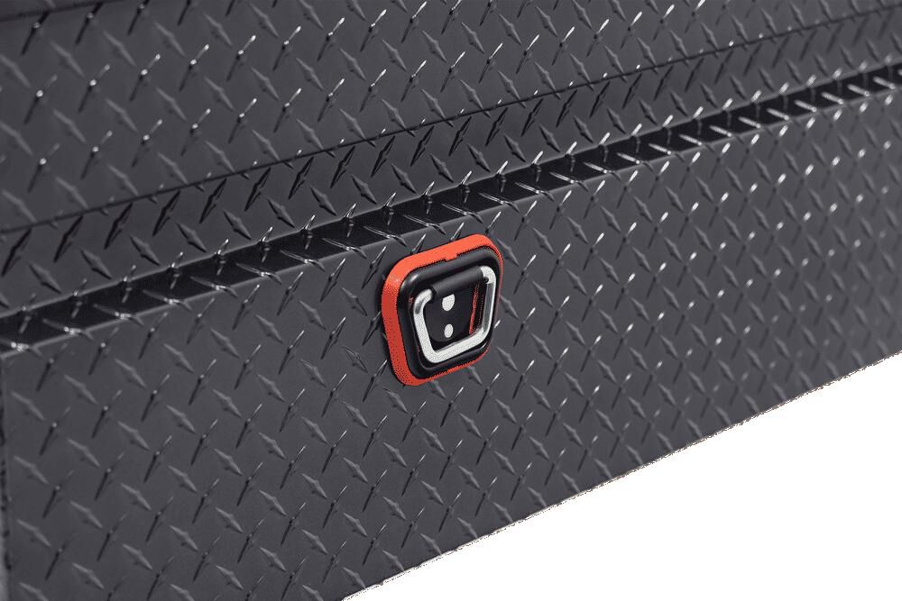 Weather Guard Saddle Truck Tool Box Aluminum Full Standard Gunmetal Gray, large image number 8