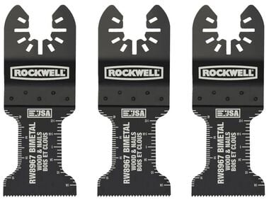 Rockwell 3-Pack Bi-Metal Oscillating Tool Blades