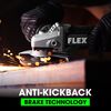 FLEX Promotional 24V 5-In. Variable Speed Angle Grinder With Paddle Switch (Bare Tool), small image number 6