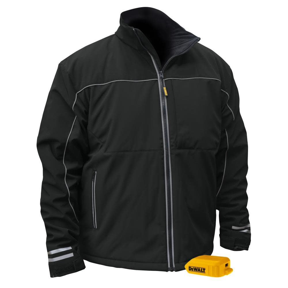 DEWALT Unisex Lightweight Heated (Bare Tool) Soft Shell Black Work Jacket Size Large – DCHJ072B-L