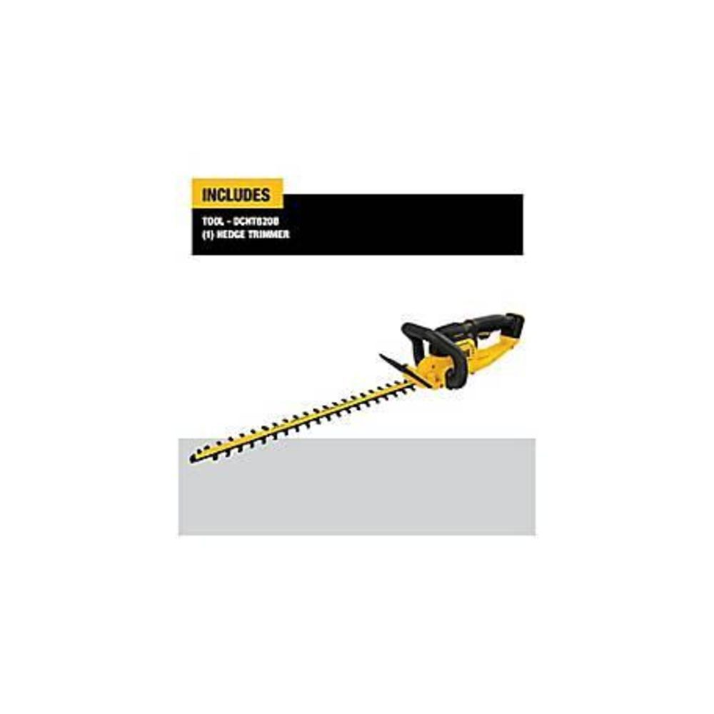 Dewalt dcht820b 20v max hedge trimmer on sale