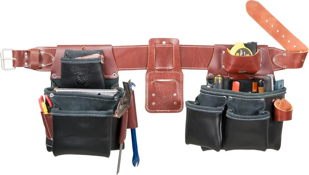 Occidental Leather Pro Framer Tool Belt, Black and Brown, Size Small - B5080DB SM