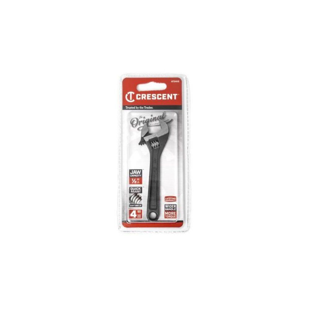 Crescent 4in Adjustable Black Oxide Wrench Carded, large image number 2