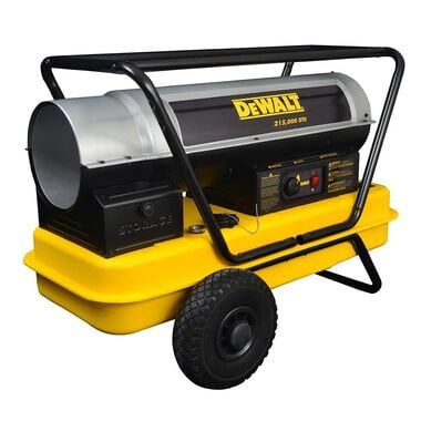 DEWALT Forced Air 215000 BTU Kerosene Heater