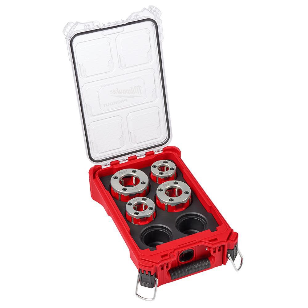 Milwaukee 1 2inch 1 1 4inch Alloy Npt Compact Forged Aluminum Die Head Kit 48 36 1063 Simolary simolary.com 14