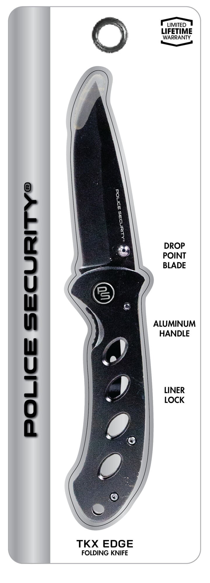 Police Security TKX Edge Drop Point Folding Knife, large image number 1