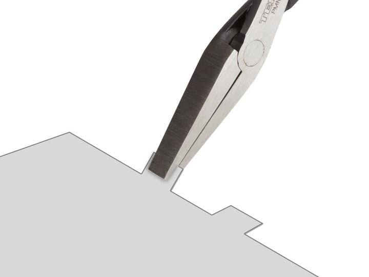 Tekton Mini Flat Nose Pliers (Smooth Jaw), large image number 4