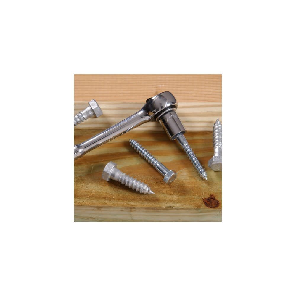 Hillman 3/8-16 x 4in Zinc Hex Lag Screw 50pk, large image number 3