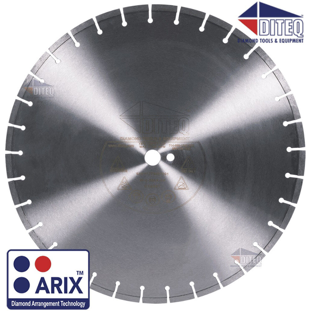 Diteq Arix 36 Inch Segmented Rim Diamond Blade for Hard