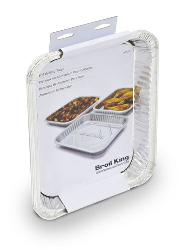 Broil King Large 10.25in X 12.75in Aluminum Foil Drip Pan - 3 pack, large image number 1