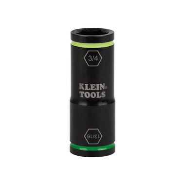 Klein Tools Flip Impact Socket 3/4in X 13/16in