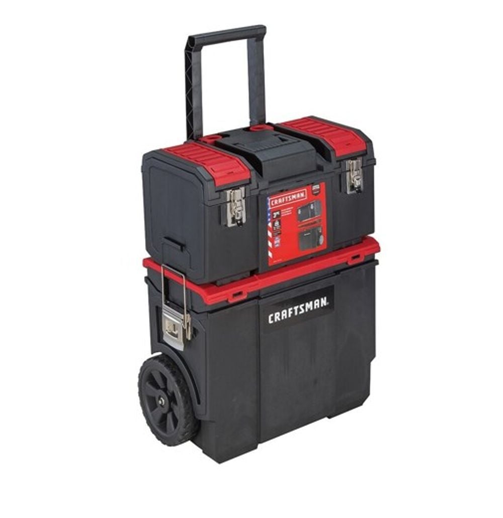 CRAFTSMAN 3-in-1 Rolling Tool Box Workshop, large image number 3