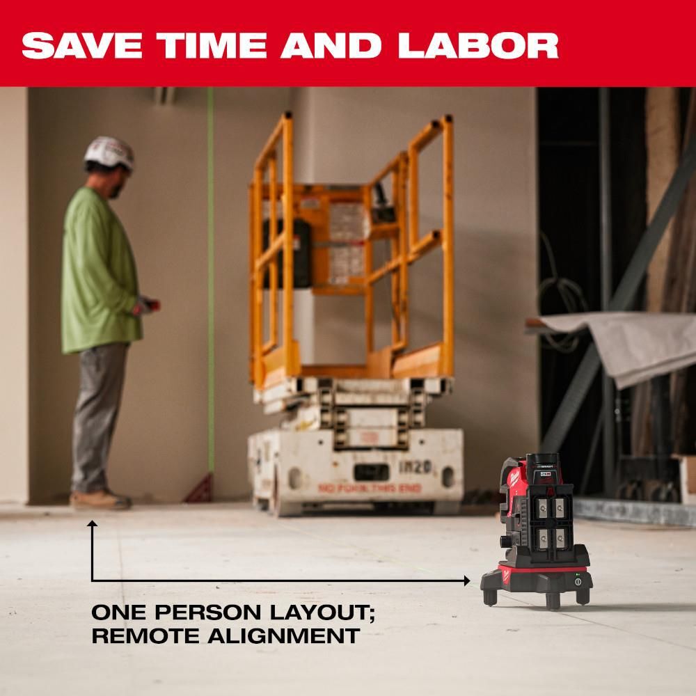 Milwaukee Wireless Laser Alignment Base with Remote, large image number 3