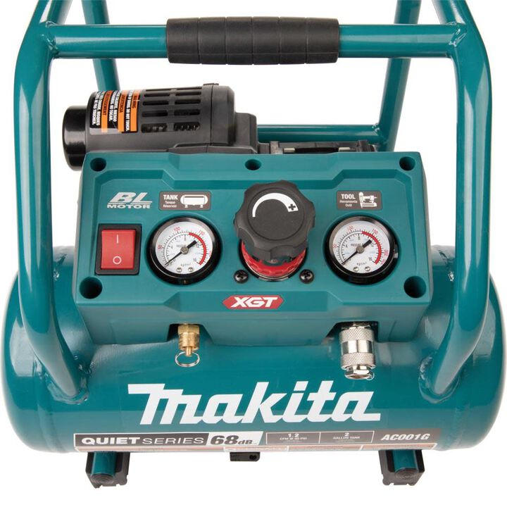 Makita 40V max XGT Brushless Cordless 2 Gallon Quiet Series Compressor Kit (4.0Ah), large image number 12