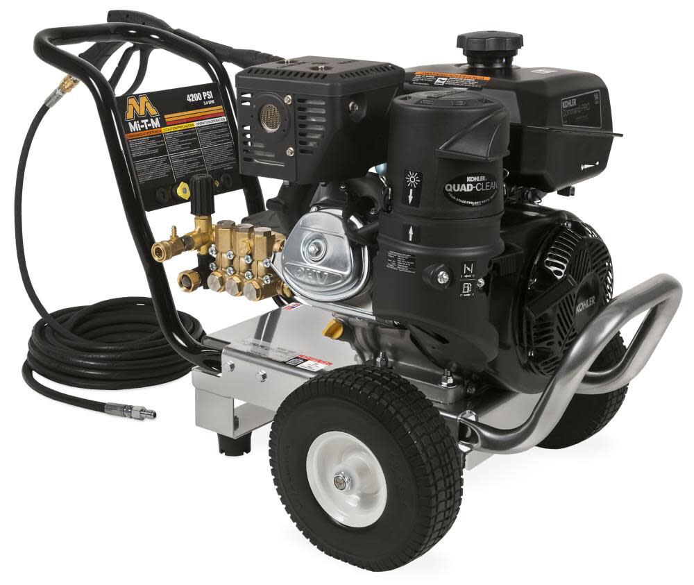 Mi T M Work Pro 4200 PSI 3.4 GPM Gas Powered Cold Water Pressure Washer with 3 Spray Tips, large image number 1