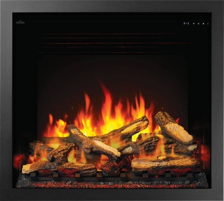Napoleon Elevation Electric 36 Inch Single-Sided Built-In Fireplace Black