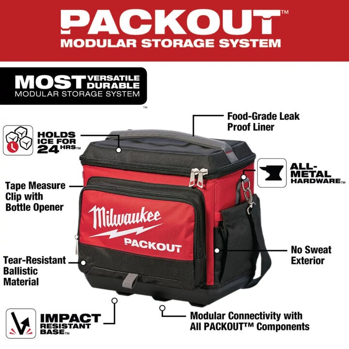 Milwaukee PACKOUT Cooler, large image number 6
