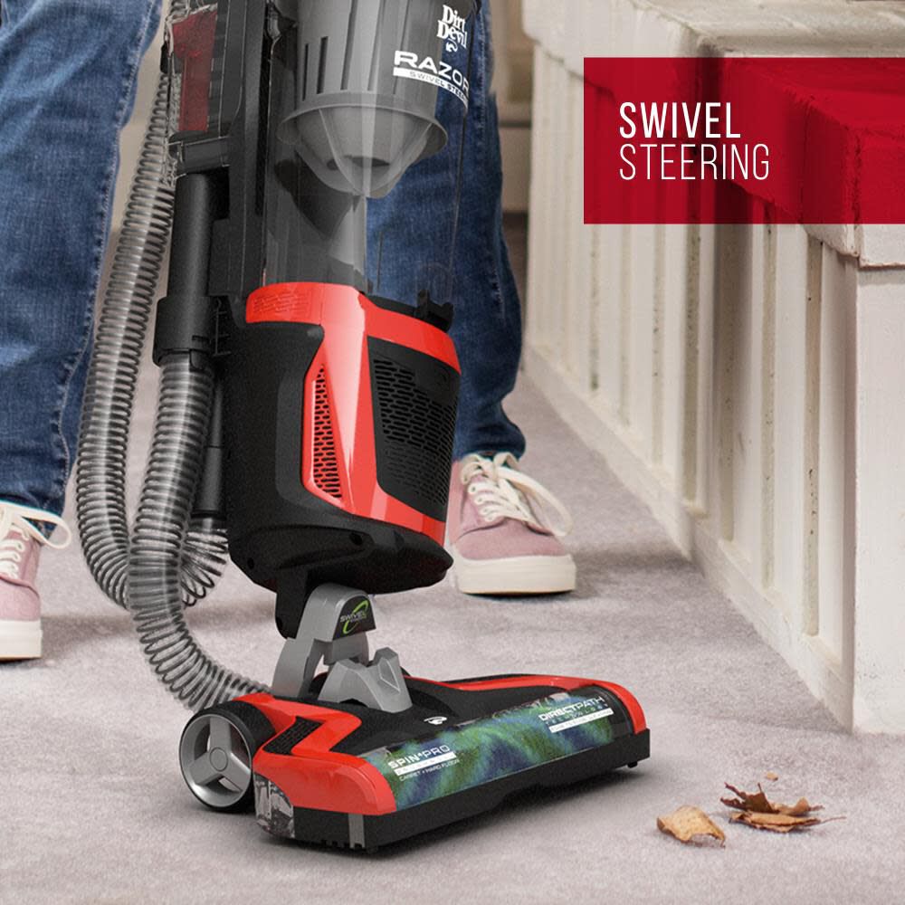 Dirt Devil Razor Upright Vacuum with 10