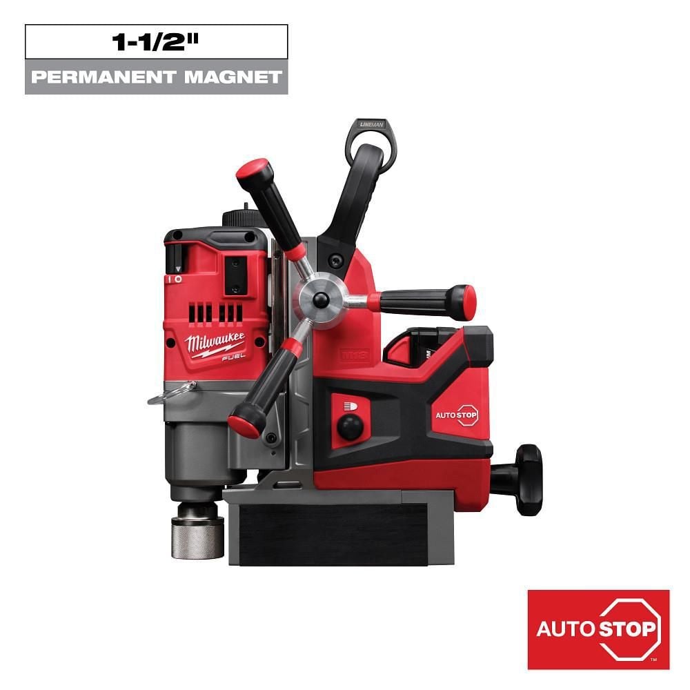 Milwaukee M18 FUEL 1-1/2inch Lineman Magnetic Drill Kit, large image number 14