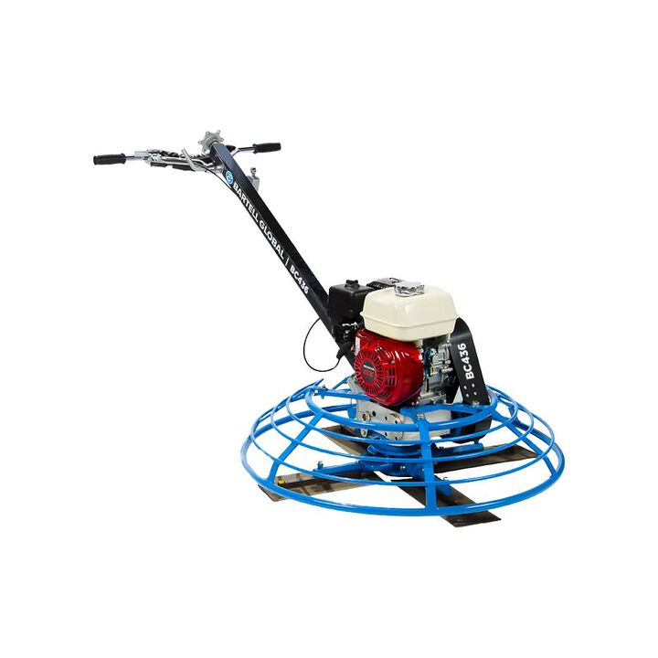 Bartell Morrison BC436 Walk Behind Trowel with GX270 Pro-Pitch Handle HH Combo Blades