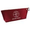 Klein Tools Canvas Tool Bag with Zipper Red, small image number 1
