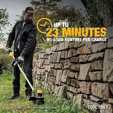 DEWALT 20 V MAX 13 In. Cordless String Trimmer (Bare Tool), large image number 6