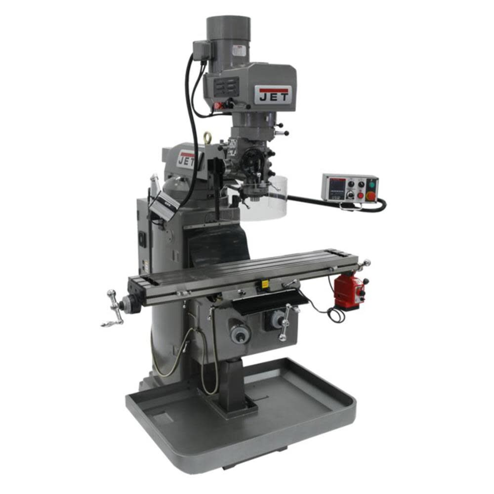 Jet JTM-1050EVS2 Mill w/Acu-Rite 200S DRO & X-AXIS Powerfeed (690619)