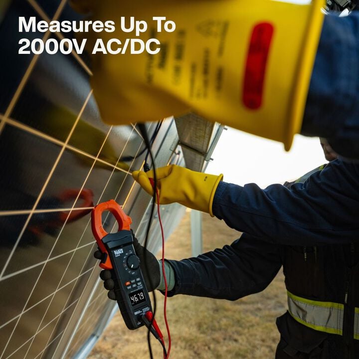 Klein Tools 2000A AC/DC Auto-Ranging TRMS Clamp Meter with Worklight, large image number 3