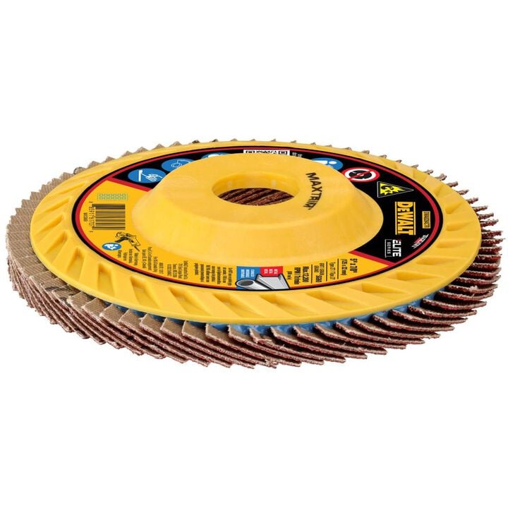 DEWALT 5in X 7/8in 60G T27 XP Ceramic Trim Flap Disc, large image number 4