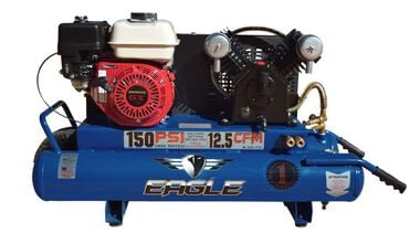 Eagle Compressor Portable Gas Wheelbarrow Air Compressor 10 Gallon