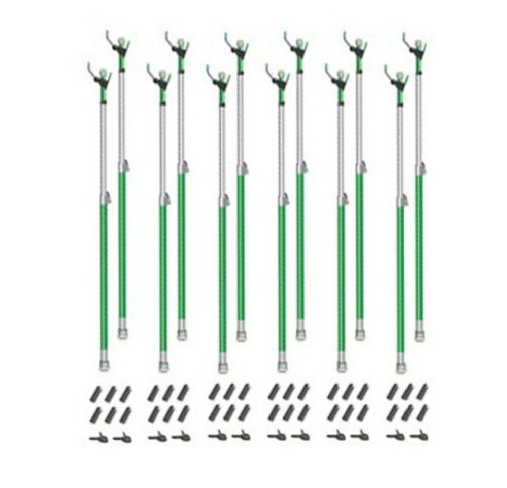 Speedy Wall Twelve 14 Ft Speedy Wall Pole with Sleeve Clips, large image number 1